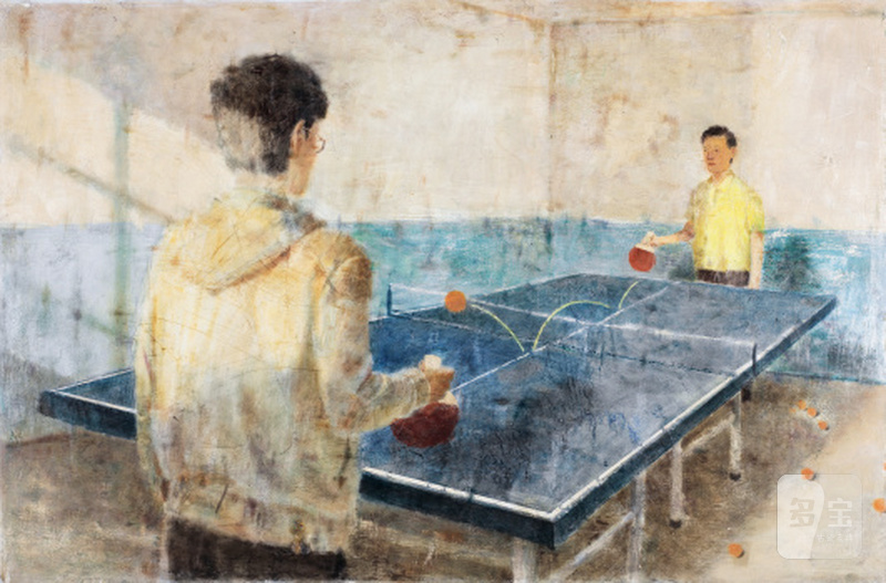 夏禹 XIA YU (b.1981) 打乒乓的人 table tennis player